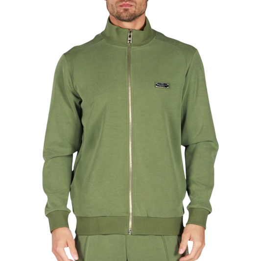 MILITARY GREEN | Mens Courchevel Crewneck