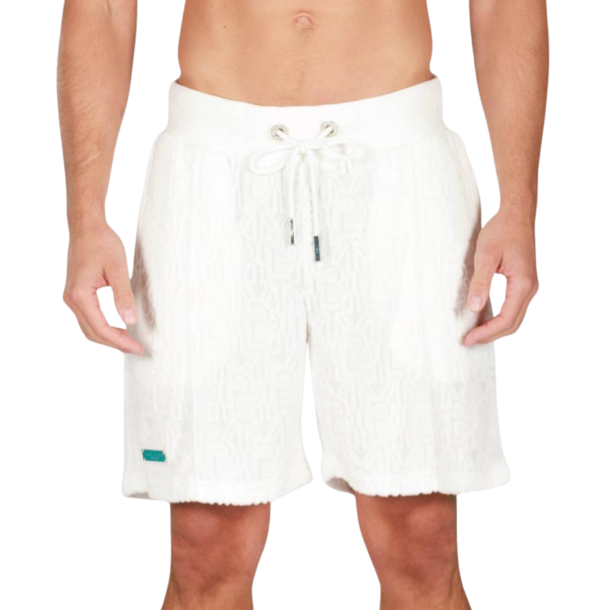 ECRU | Monogram Shorts