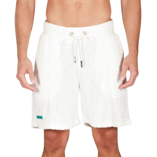ECRU | Monogram Shorts