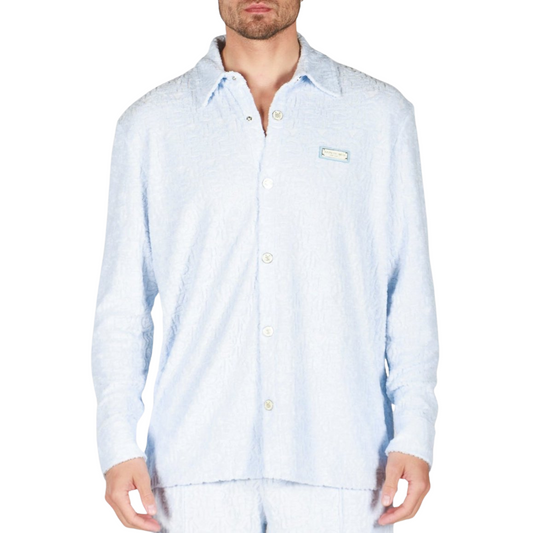 SKY BLUE | Monogram Shirt