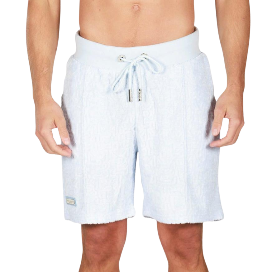 SKY BLUE | Monogram Shorts