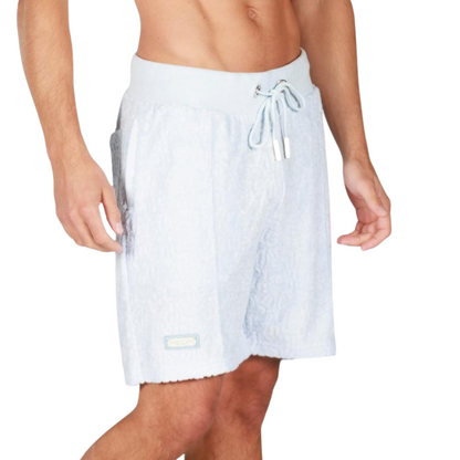 SKY BLUE | Monogram Shorts