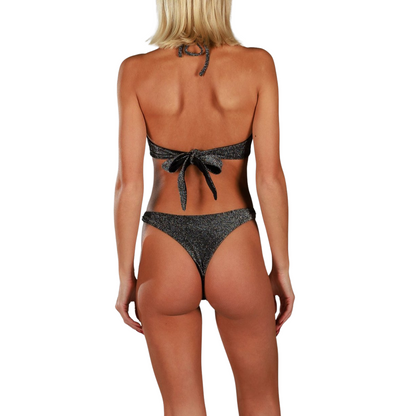 EVA SPARKLE BLACK | One-piece Swimsuit