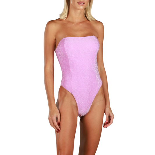 HANNA SPARKLE PINK| One-piece Swimsuit