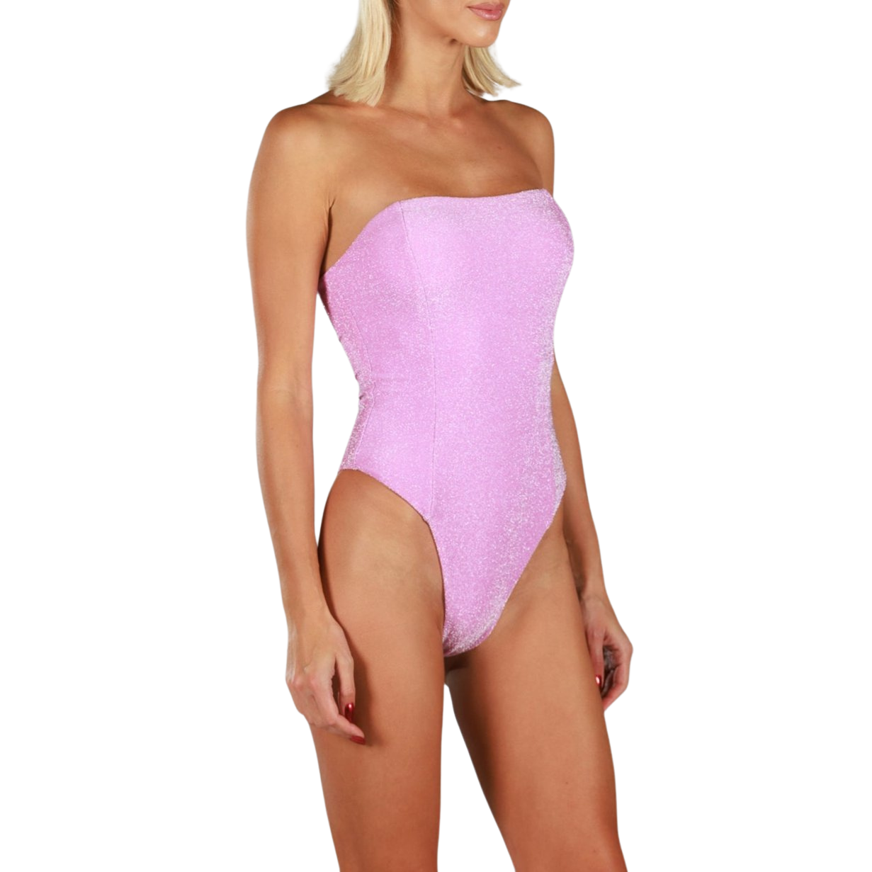 HANNA SPARKLE PINK| One-piece Swimsuit