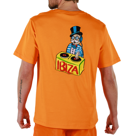 ALLARD ORANGE | Mens Cotton Oversized T-Shirt BDM IBIZA