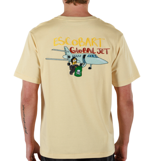 ALLARD SAND | Mens Cotton Oversized T-Shirt GLOBAL JET