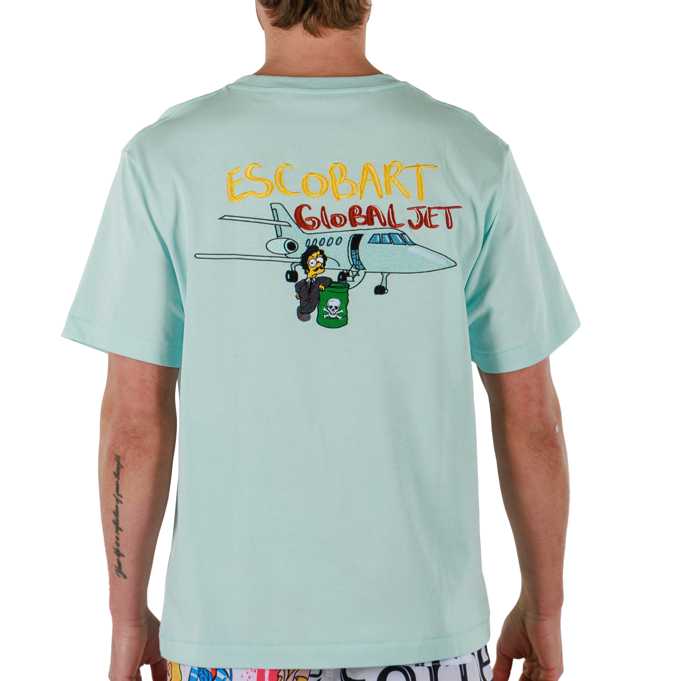 ALLARD SKY BLUE | Mens Cotton Oversized T-Shirt GLOBAL JET