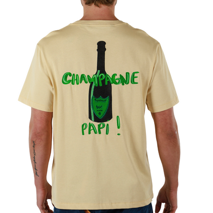 ALLARD SAND | Mens Cotton Oversized T-Shirt CHAMPAGNE PAPI