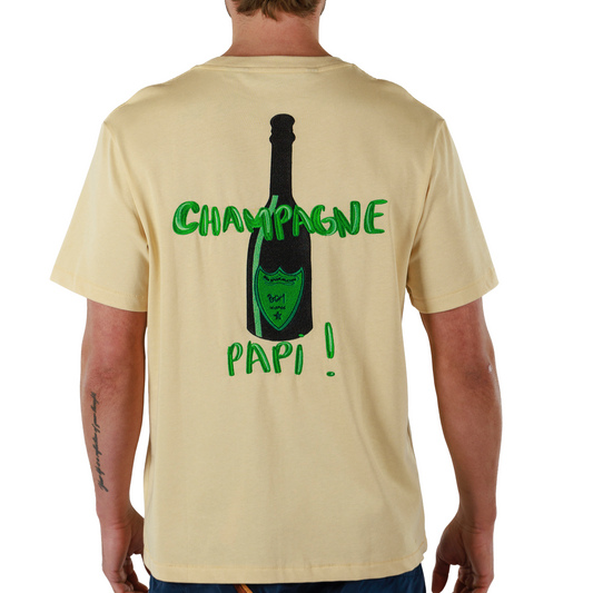 ALLARD SAND | Mens Cotton Oversized T-Shirt CHAMPAGNE PAPI