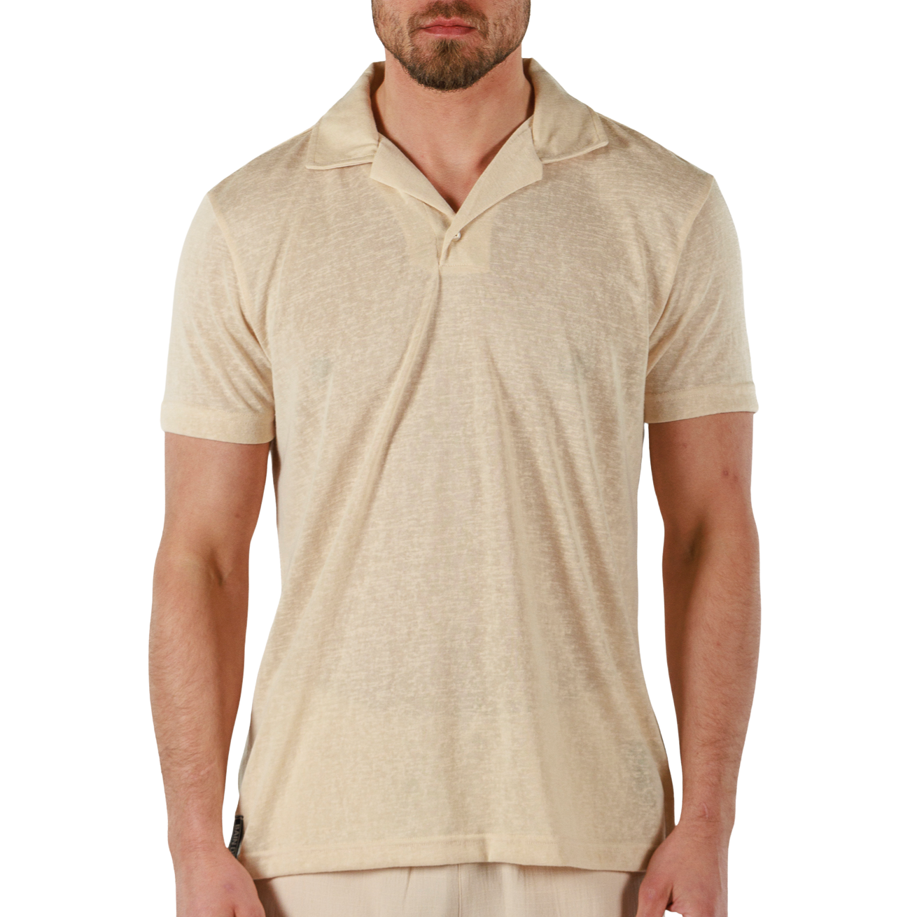 SAND | Mens Linen Polo