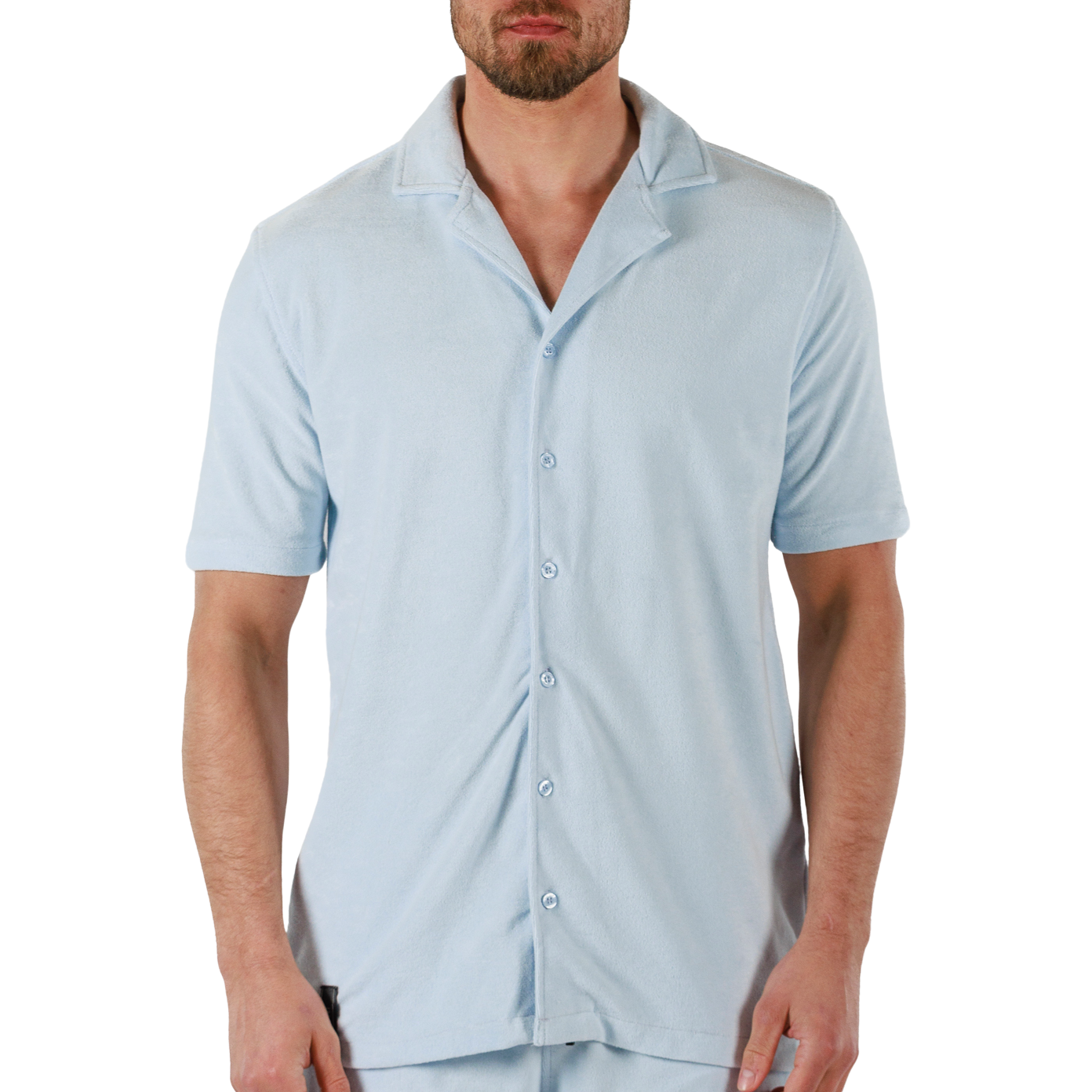 SKY BLUE | BDM Towelling Shirt Short Sleeve