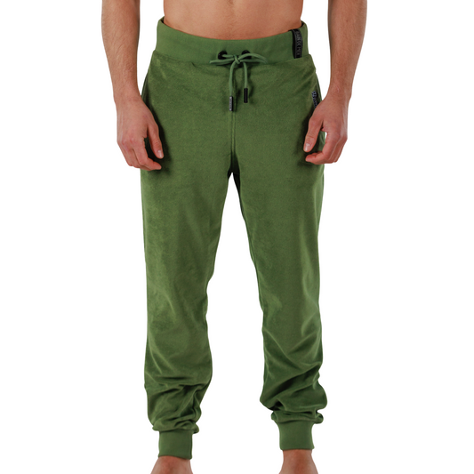 MILITARY GREEN | BDM Towelling Joggers