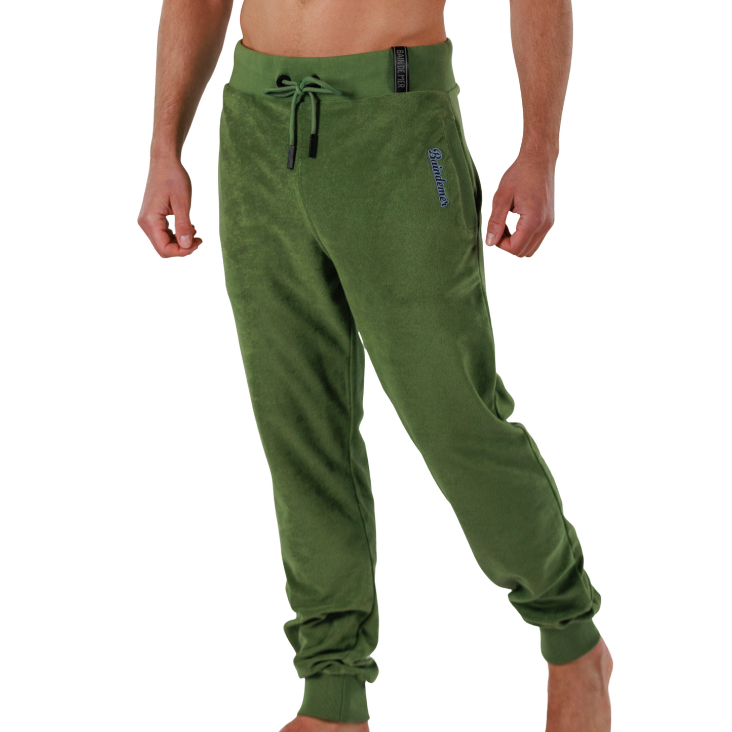 MILITARY GREEN | BDM Towelling Joggers