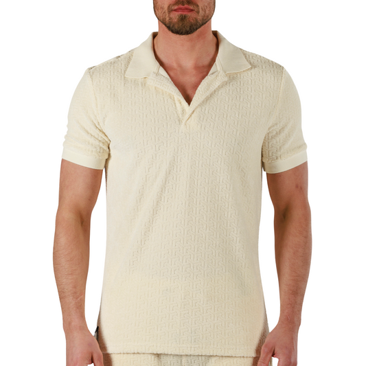 JACQUARD ECRU | Polo