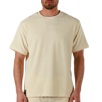 JACQUARD ECRU | Oversize T-shirt