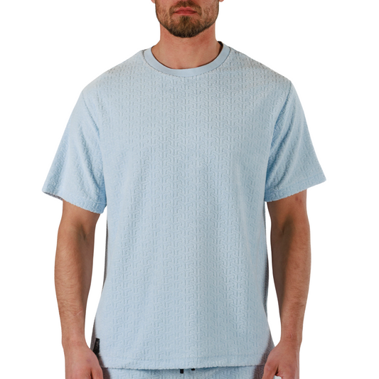 JACQUARD SKY BLUE | Oversize T-shirt