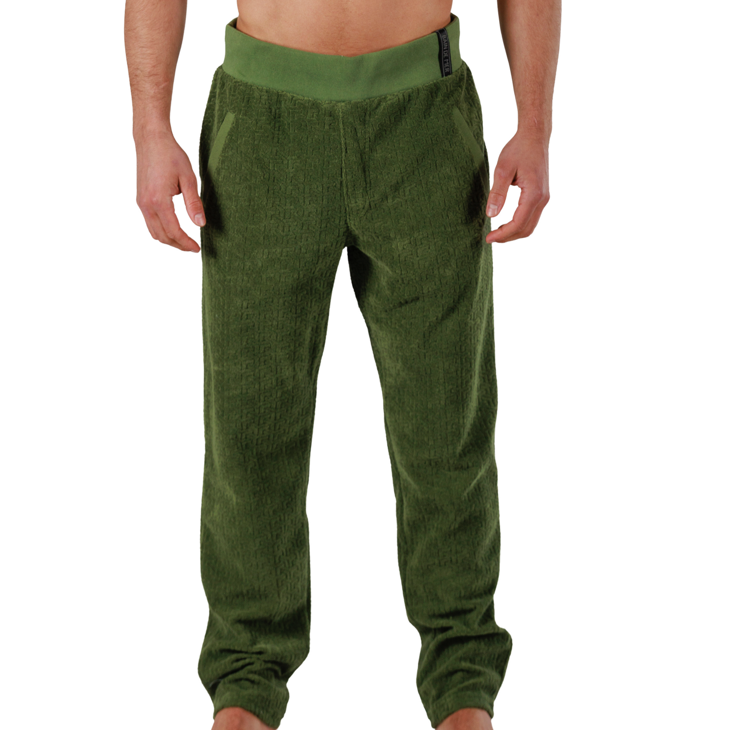 JACQUARD MILITARY GREEN | Pants