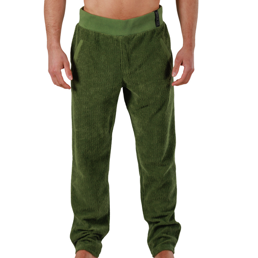 JACQUARD MILITARY GREEN | Pants