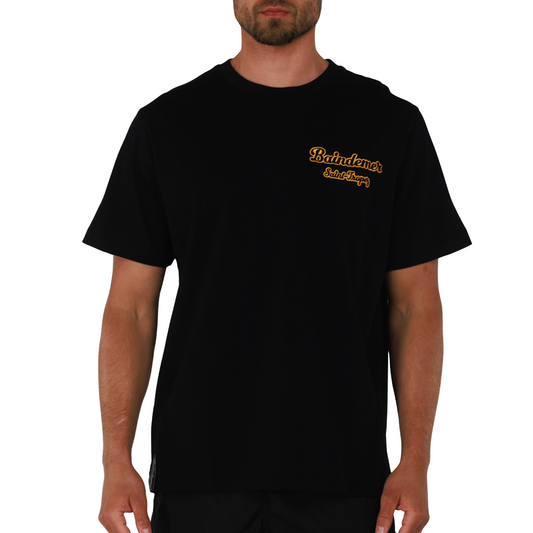ALLARD BLACK | Mens Cotton Oversized T-Shirt BDM CLASSIC SMALL