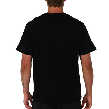 ALLARD BLACK | Mens Cotton Oversized T-Shirt BDM CLASSIC SMALL