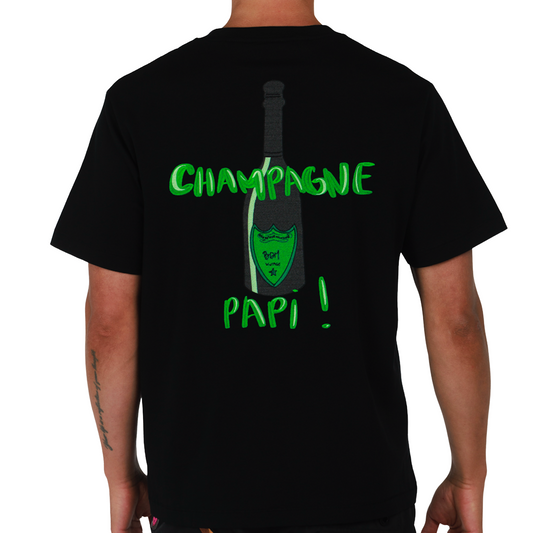 ALLARD BLACK | Mens Cotton Oversized T-Shirt CHAMPAGNE PAPI