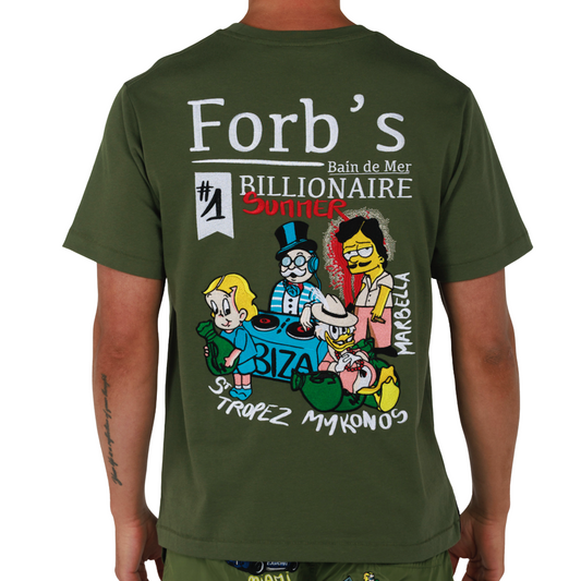 ALLARD MILITARY GREEN | Mens Cotton Oversized T-Shirt BDM FORB`S