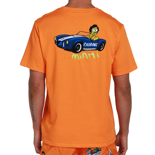 ALLARD ORANGE | Mens Cotton Oversized T-Shirt BDM MIAMI