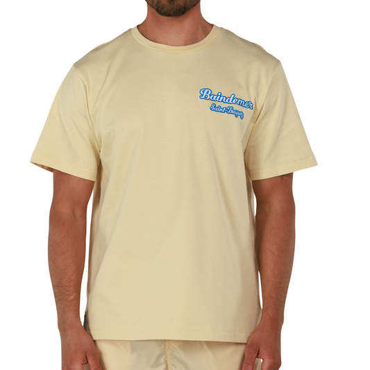 ALLARD SAND | Mens Cotton Oversized T-Shirt BDM CLASSIC SMALL