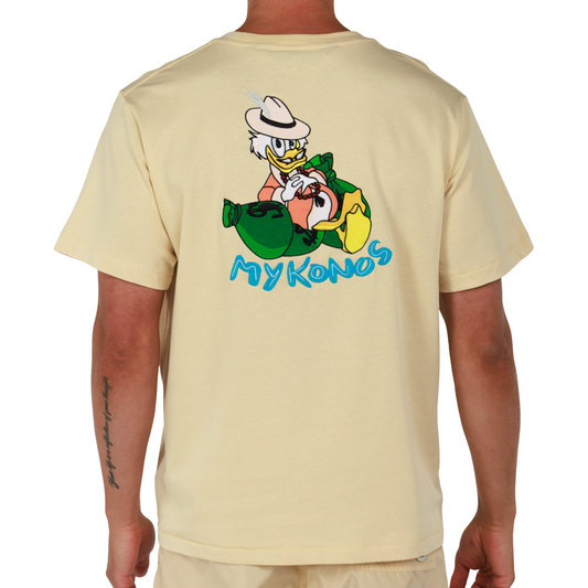 ALLARD SAND | Mens Cotton Oversized T-Shirt BDM MYKONOS