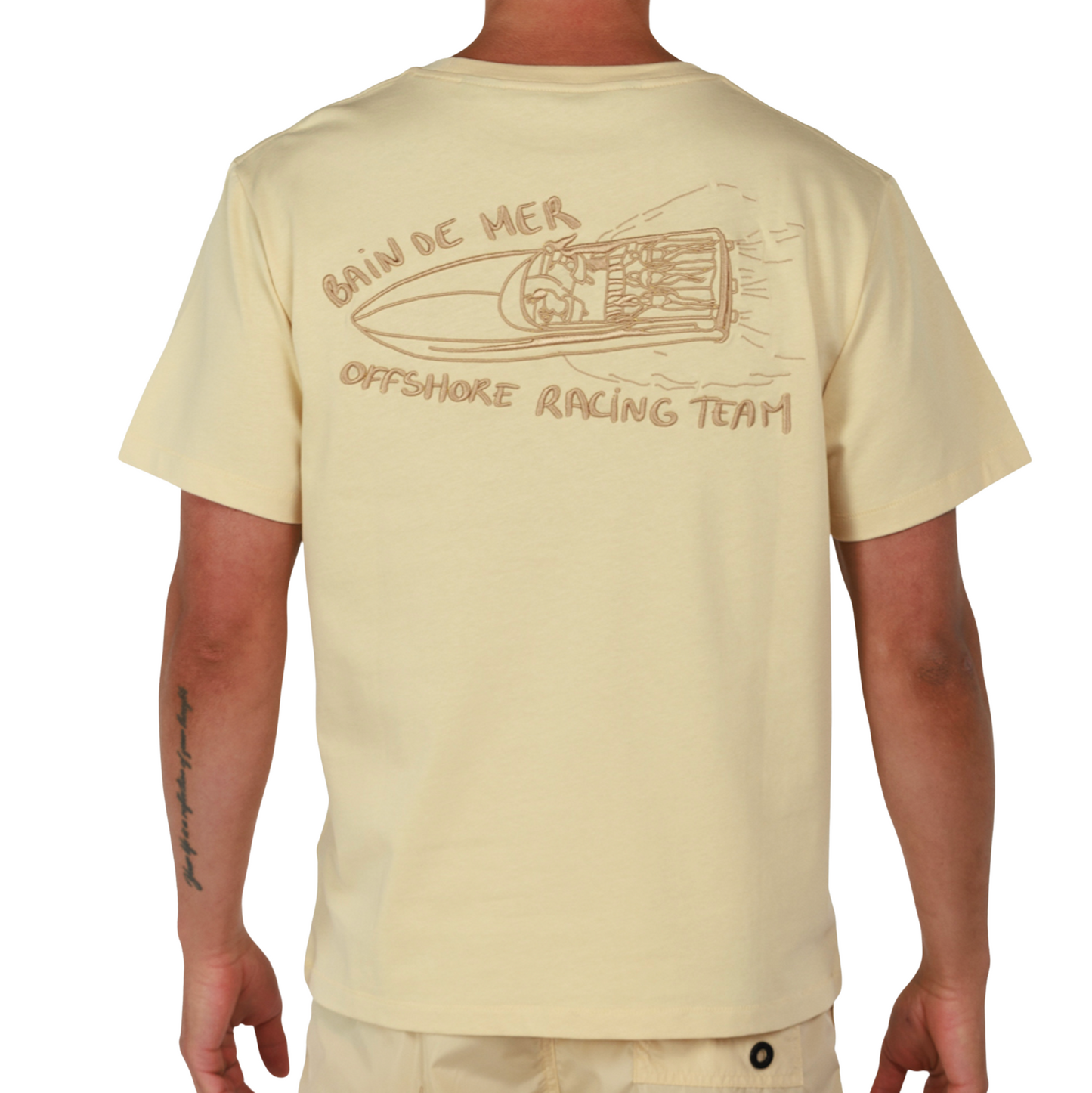 ALLARD SAND | Mens Cotton Oversized T-Shirt BDM OFFSHORE