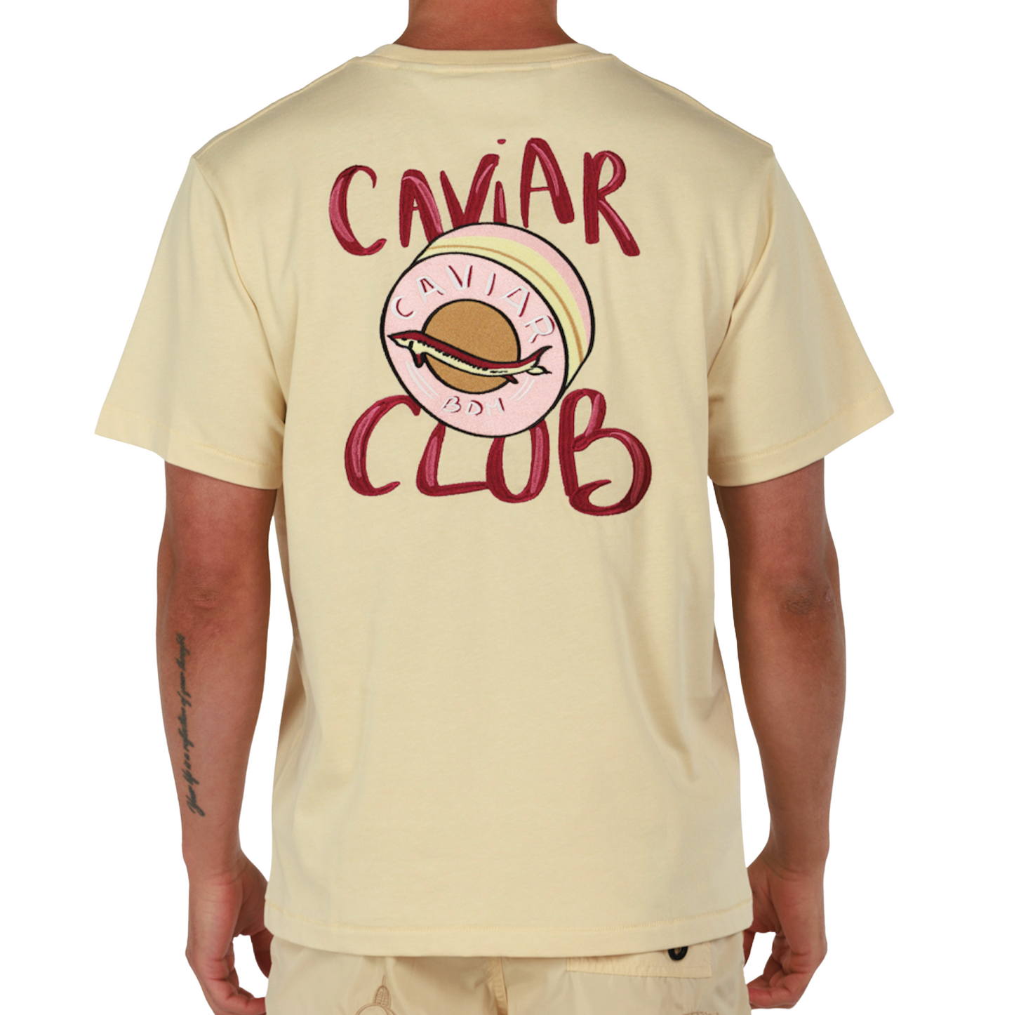 ALLARD SAND | Mens Cotton Oversized T-Shirt CAVIAR CLUB