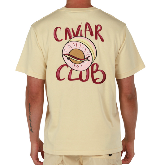 ALLARD SAND | Mens Cotton Oversized T-Shirt CAVIAR CLUB