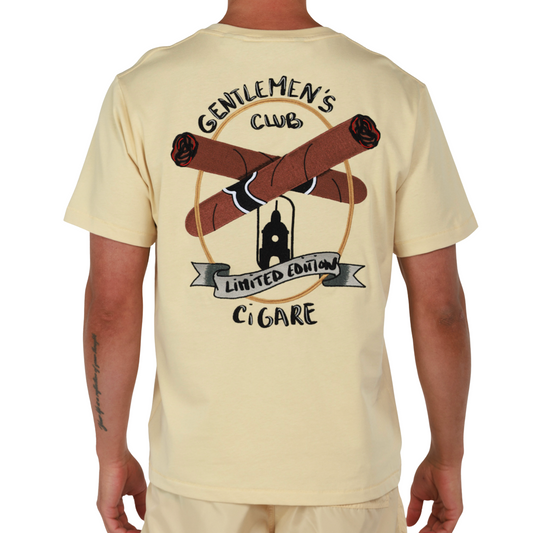 ALLARD SAND | Mens Cotton Oversized T-Shirt CIGARE