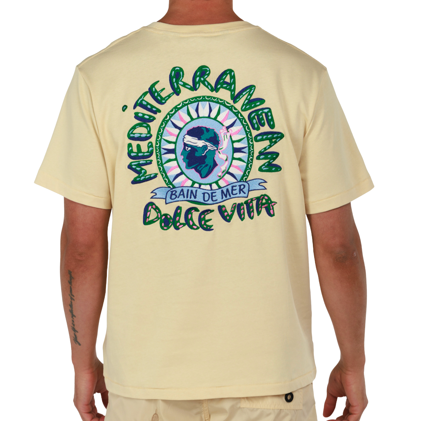 ALLARD SAND | Mens Cotton Oversized T-Shirt MEDITERRANEAN