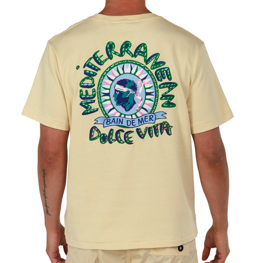 ALLARD SAND | Mens Cotton Oversized T-Shirt MEDITERRANEAN