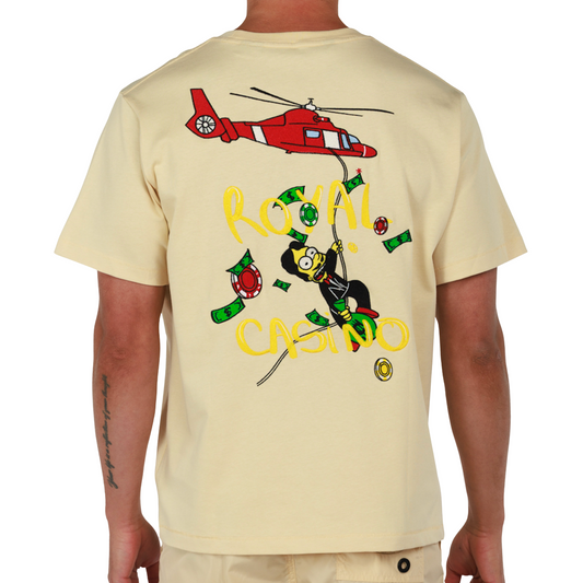 ALLARD SAND | Mens Cotton Oversized T-Shirt ROYAL CASINO