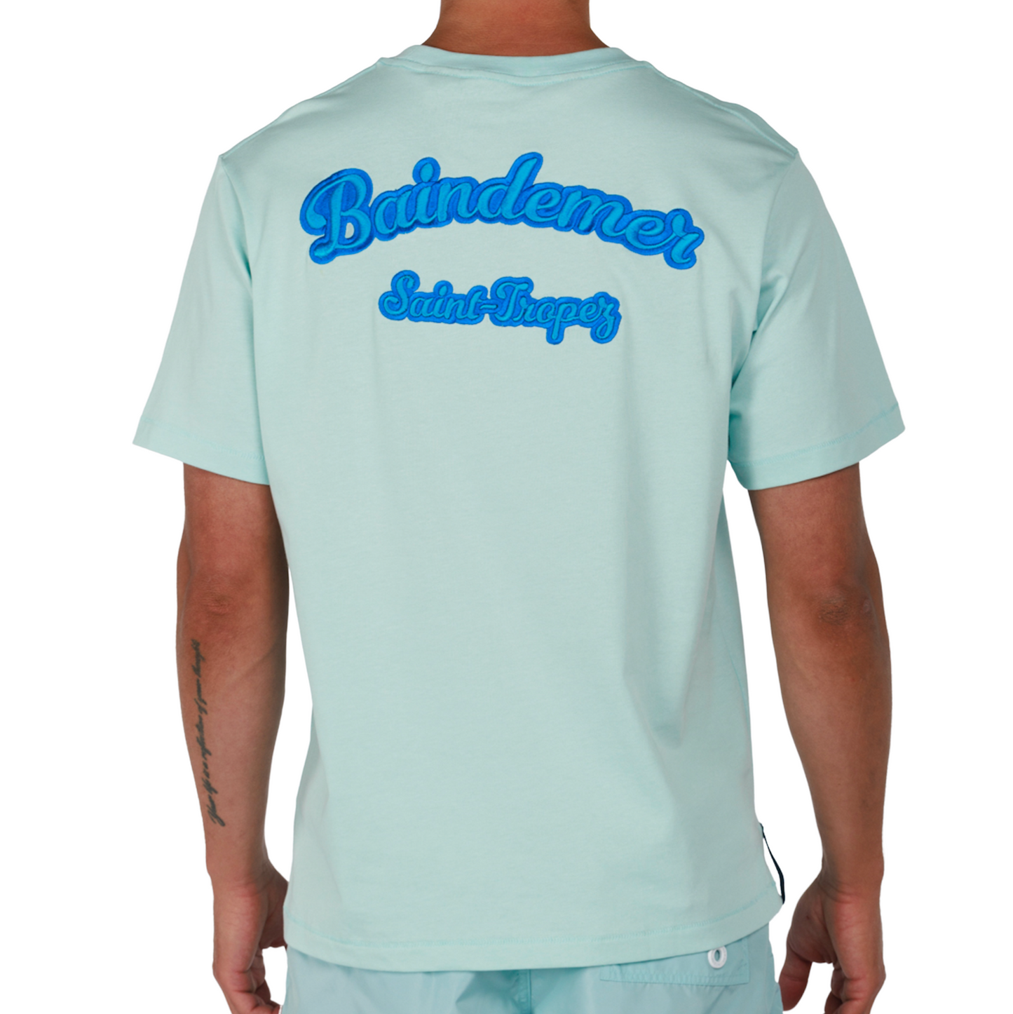 ALLARD SKY BLUE | Mens Cotton Oversized T-Shirt BDM CLASSIC