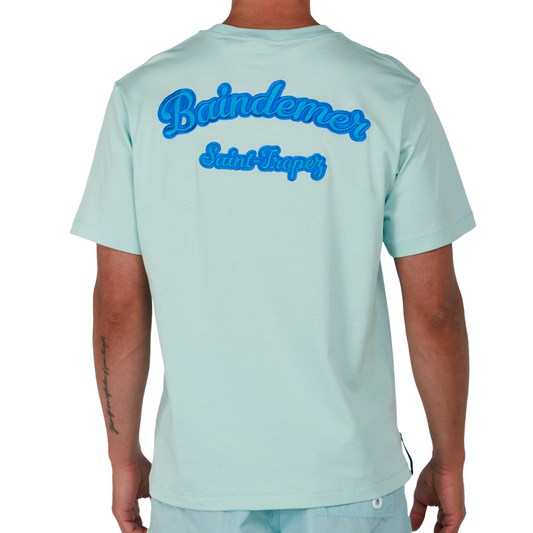 ALLARD SKY BLUE | Mens Cotton Oversized T-Shirt BDM CLASSIC
