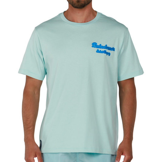 ALLARD SKY BLUE | Mens Cotton Oversized T-Shirt BDM CLASSIC SMALL