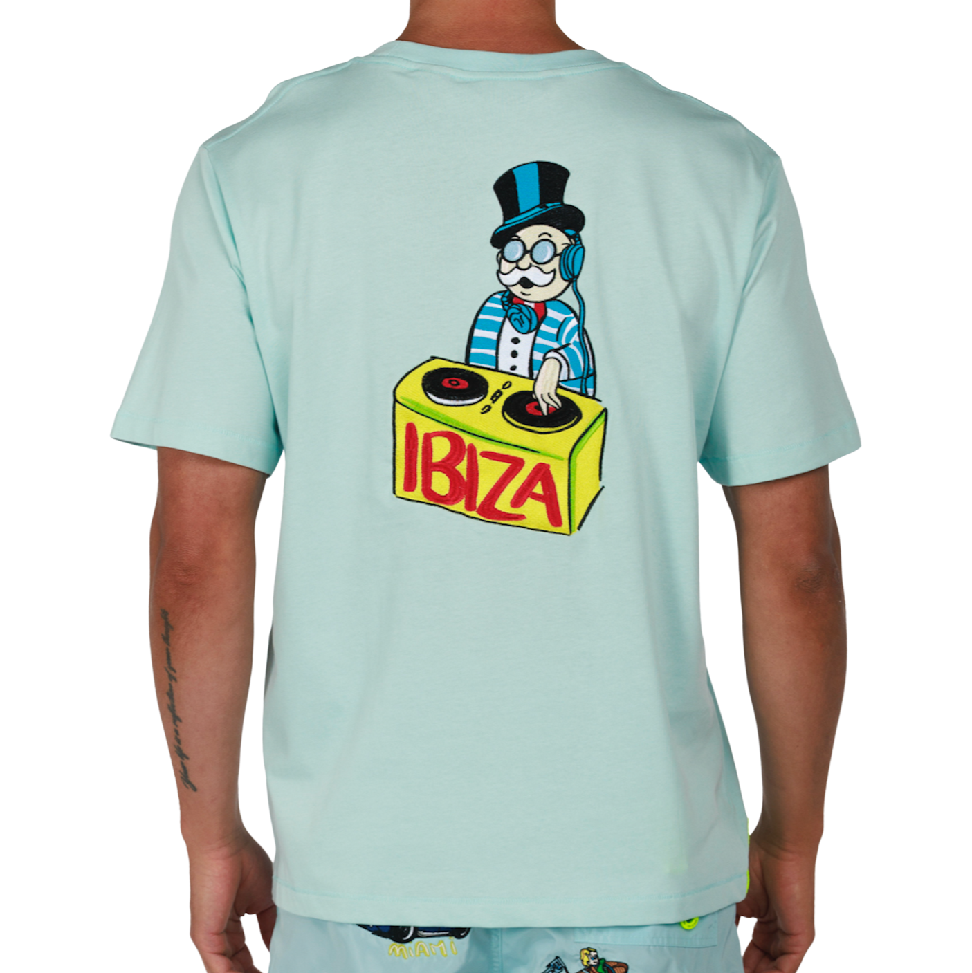 ALLARD SKY BLUE | Mens Cotton Oversized T-Shirt BDM IBIZA