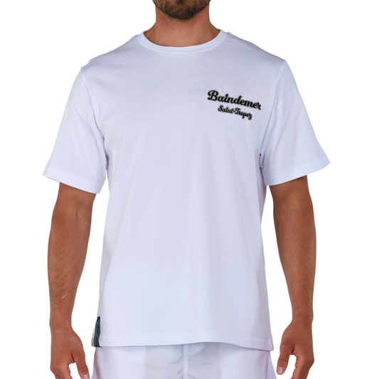 ALLARD WHITE | Mens Cotton Oversized T-Shirt BDM CLASSIC SMALL