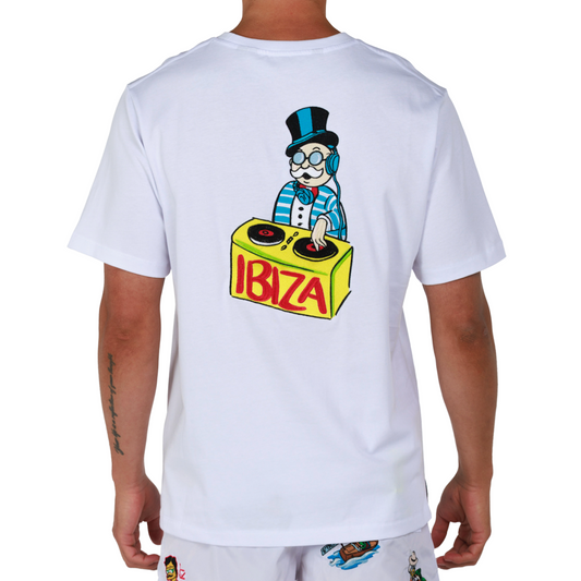 ALLARD WHITE | Mens Cotton Oversized T-Shirt BDM IBIZA