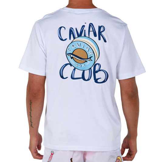 ALLARD WHITE | Mens Cotton Oversized T-Shirt CAVIAR CLUB