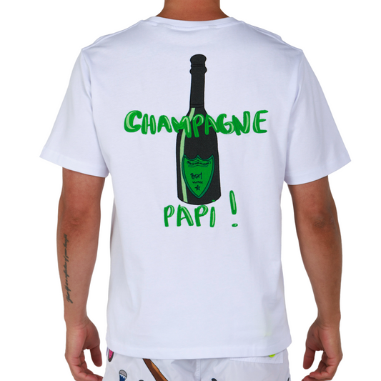 ALLARD WHITE | Mens Cotton Oversized T-Shirt CHAMPAGNE PAPI