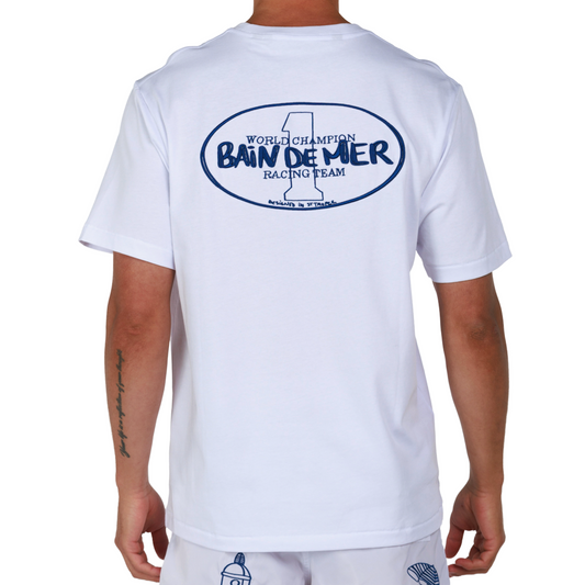 ALLARD WHITE | Mens Cotton Oversized T-Shirt CHAMPION