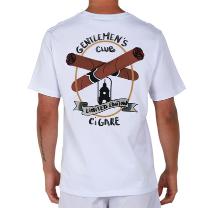 ALLARD WHITE | Mens Cotton Oversized T-Shirt CIGARE