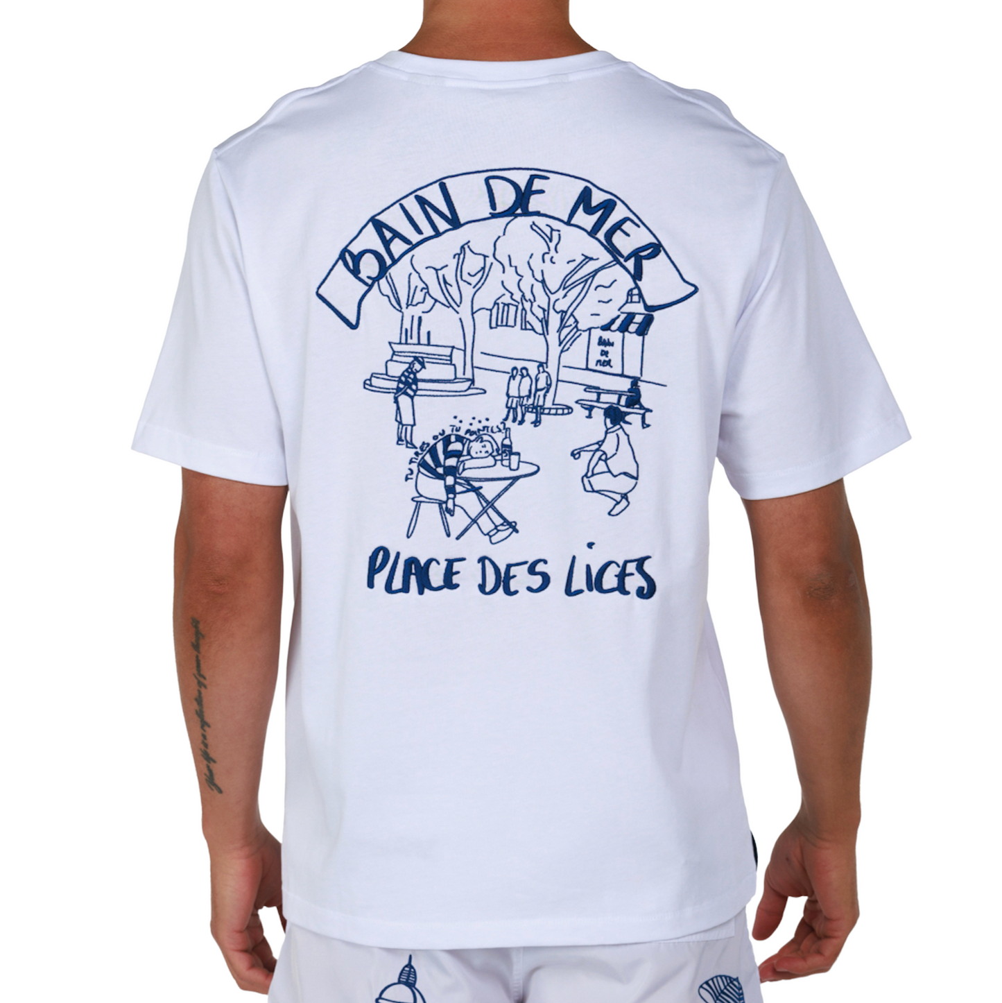 ALLARD WHITE | Mens Cotton Oversized T-Shirt PLACE DES LICES