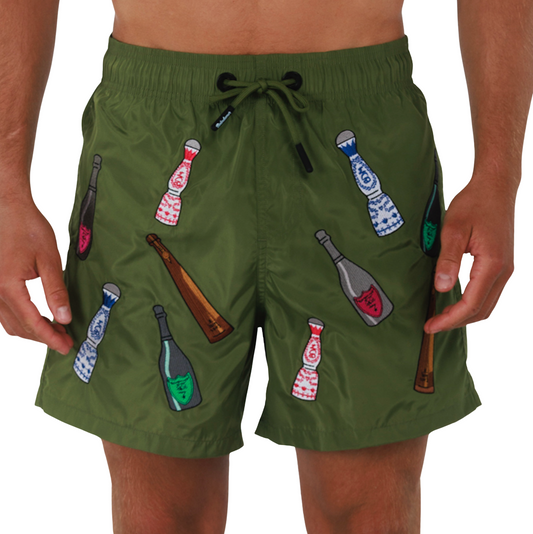 SALIN MILITARY GREEN | Mens Swimwear GENTLEMEN'S CLUB