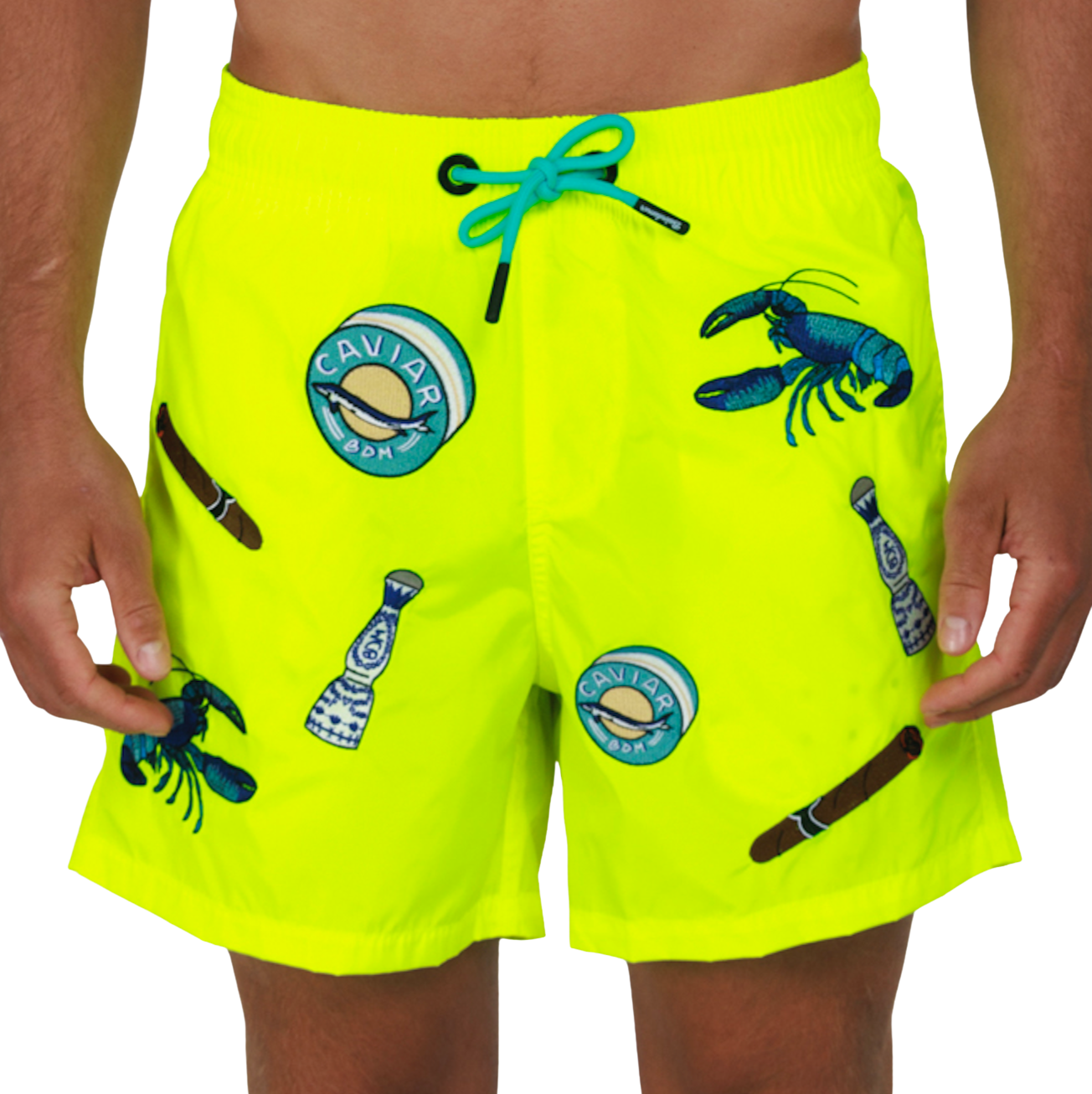 SALIN NEON YELLOW | Mens Swimwear CIGARE X AZUL